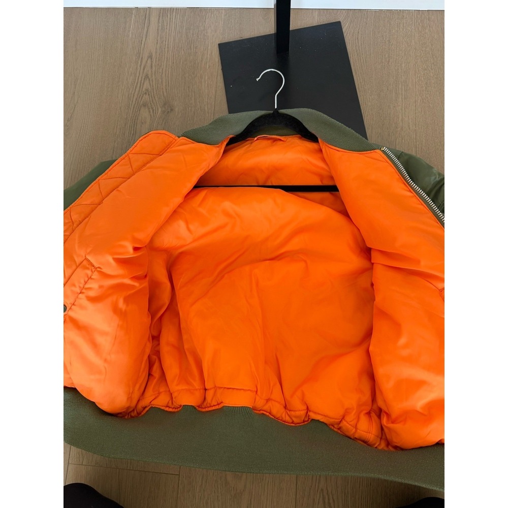 alpha industries‎ flight jacket ma 1 sage Green Size MT - Picture 7 of 8